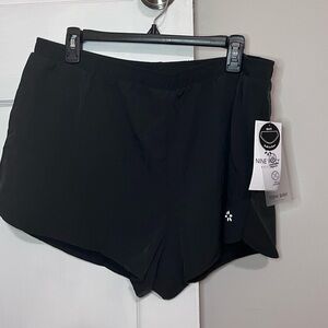 NWT Nine West black athletic shorts, size XL